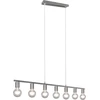 Reality Leuchten pakabinamas šviestuvas Vannes R30187007, metalas, matinis nikelis, be 7x E27