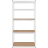 Rebel Regal metalinis žurnalų stovas 180x90x40 baltas Rb-1251w