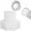 Redukcinė jungtis baseino vamzdžiui 38 mm su veržle 60 mm adapteris