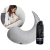 Reer Mama Air pripučiama ergonomiška maitinimo pagalvė su minkštu nuimamu užvalkalu, kompaktiška ir idealiai tinkanti kelionėms, pagalba žindant