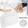 Regun vonios pagalvė, minkšta putų pagalvė su siurbtukais, ergonomiška prabangi vonios pagalvė galvos ir kaklo atramai, idealiai tinka namų Spa ir vonioms (balta)