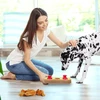 Relaxdays interaktyvus žaislas šunims, paslėpkite skanėstus, interaktyvus žaislas šunims, lavinantis žaislas, mdf, įvairiaspalvis