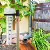 Relaxdays lietaus matuoklio rinkinys su laikikliu, lietaus matuoklis sodui, didelis ekranas 35 mm/m², plastikas, skaidrus