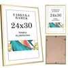 Rėmelis 24x30 nuotraukų rėmeliai aliuminio aukso spalvos