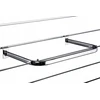 Rėminis pakabinamas stovas Space Slat Wall 60x35cm chromuotas, skirtas parduotuvei