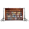 Renaiss 1.5 x 1 m retro bibliotekos knygų spintos fonas fotografijai vintažinių knygų krūva klasikinių knygų fonas studentų vaikų suaugusiųjų portretų fotografavimo foto studijos rekvizitai