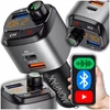 Diktofonas Renew Force Automobilinis fm transliatorius laisvų rankų įranga bt5.0 3xusb qc3.0 bass boost