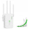 Maršrutizatorius Repeater wifi signalo stiprintuvas 1200mb/s 4 antenos router acces point baltas