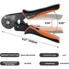 Replės užspaudimui 0,08–16 mm², lytool vielos antgalių replės šešiakampės replės užspaudimui 16-6, replės užspaudimui izoliuotiems neizoliuotiems vielos antgaliams, replės užspaudimui jungtims