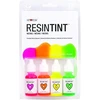 Resintint skysti pigmentai, netoksiški, nedegūs, neoninių spalvų rinkinys, 4 vnt.