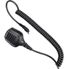 Retevis 2 kontaktų radijo garsiakalbio mikrofonas Ip54 atsparus vandeniui, suderinamas su Rt24 Rt27 Rt21 Rt81 Rt1 Rt3s Rt622 Baofeng Uv-5r Bf-88e Bf-888s Kenwood racijomis (1 vnt.)