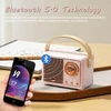 Kompiuterio kolonėlės Retro Bluetooth Garsiakalbis, Žalias, Klasikinis Stilius, Garsus Garsas