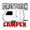 Retro stiliaus lipdukas prl - niewiadów n126 pirmoji lenkiška kemperio priekaba
