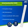 Rev Led virtuvinis šviestuvas po spintele 30 cm, 4 W, 300 liumenų, 3000 K, plokščias virtuvinis šviestuvas su jutikliu, lengvas montavimas, baltas