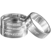 Reverse tarpinės po vairo iškyša, rinkinys 2x5 + 2x10mm - sidabrinės
