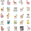 Rgbee Alpaca lipdukų rinkinys, 50 vienetų, Llama lipdukas nešiojamam kompiuteriui, lagaminui, šalmui, motociklui, riedlentei, automobiliui, dviračiui, kompiuteriui, Stickerbomb