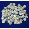 Rhinestones siuvimui, blizgantys akmenys siuvimui, apvalus rinkinys, krištoliniai akrilo akmenys, crystal flatback drabužiams, rankdarbiams, drabužių ir krepšių dekoravimui (8 mm, 100 vnt. Crystal Ab)