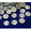 Rhinestones siuvimui, blizgantys akmenys siuvimui, apvalus rinkinys, krištoliniai akrilo akmenys, crystal flatback drabužiams, rankdarbiams, drabužių ir krepšių dekoravimui (8 mm, 100 vnt. Crystal Ab)