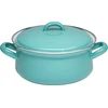 Riess, 0612-110 troškintuvas su dangčiu 18 cm, 1.5 l, natūralios žalios spalvos, vidutinis, žalias, 1.166 kg, 18 cm skersmens, 1.5 litrai, 25.5 x 19.8 x 8.7 cm, emalis, indukcinis