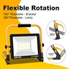 Rigidon 30 w led statybinis prožektorius, 3000 lm nešiojamas led darbo žibintas, led prožektorius su kištuku, ip66 statybinis žibintas, skirtas dirbtuvėms, statybvietei, garažui, sodui, 6000 k