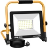Rigidon 30 w led statybinis prožektorius, 3000 lm nešiojamas led darbo žibintas, led prožektorius su kištuku, ip66 statybinis žibintas, skirtas dirbtuvėms, statybvietei, garažui, sodui, 6000 k
