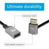 Riieyoca 90 laipsnių kampu aukštyn Uhd 4k Hdmi į Hdmi pintas kabelis 0,17 m, 18 Gbps didelės spartos 2.0 pintas kabelis, palaiko 4k @ 60hz, 1080p, Hdcp 2.2, Arc, 3d (2 vnt.)