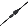 Riieyoca Rj45 Cat5e eterneto pataisos kabelis su įjungimo/išjungimo jungikliu Rj45 nuo vyriško iki moteriško didelės spartos interneto tinklo Lan kabelis su izoliatoriaus jungikliu, skirtas Cat5e/cat5, juodas (50 cm/1,6 pėdos)