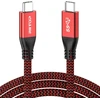Riitop Usb-c į Usb-c kabelis 100 W 2 m, Pd greitas įkrovimas 20 V, 5 A, Usb Type-c kabelis Gen2 20 Gbit/s, 4k vaizdo perdavimas