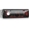 Automagnetola Rimoody 1 din automobilinis radijas su bluetooth, automobilinis radijas 1 din su bluetooth laisvų rankų įranga bluetooth telefonas fm radijas usb/u diskas/aux raudona šviesa, laiko rodymas
