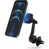 Ringke Power Clip Wing magnetinis telefono laikiklis automobilinis laikiklis prie oro ventiliacijos grotelių 360° pasukimas ilgas kaklelis dvigubo reguliavimo technologija išmaniesiems telefonams, planšetiniams kompiuteriams ir kitiems nešiojamiems įrengi