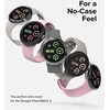 Ringke Slim dėklas Google Pixel Watch 3 41mm (2 vnt.) - Skaidrus ir Matinis Juodas