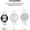 Ringke Slim dėklas, suderinamas su Galaxy Watch 4 40 mm - skaidrus ir baltas [2 vnt.]
