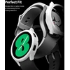Ringke Slim dėklas, suderinamas su Galaxy Watch 4 40 mm - skaidrus ir baltas [2 vnt.]