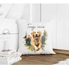 Rinkinys: Puodelis ir pagalvė su "golden Retriever" ir Jūsų vardu