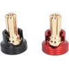 Ritoeasysports 2 vnt. Rc akumuliatoriaus šilumos laidininkas, bananų kištukinės jungtys 1/10 bekelės sunkvežimiams Rc vikšriniams automobiliams (5 mm)