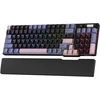 Rk royal kludge rk96 rgb limited ed, 90% 96 klavišų belaidė trijų režimų bt5.0/2.4g/usb-c hot-swap mechaninė klaviatūra su riešo atrama, programinės įrangos palaikymas, taktiliniai jungikliai, qwerty