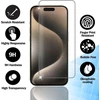 Rkinc grūdinto stiklo ekrano apsauga, skirta iphone 16, grūdinto stiklo ekrano apsauga, 0,33 mm, atspari įbrėžimams, nedūžtanti, be burbuliukų, 3 vnt.