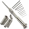 Grąžtas Robi Rankinis mini gręžimo staklės su 10 grąžtų 0,8-3mm medienai, plastikui, Diy