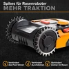 Robo claws robotizuoto vejapjovės spygliai, pagaminti iš aliuminio, skirti worx landroid plus modeliams, 3 mm, skersmuo 220 mm, robotizuoto vejapjovės priedai su 12 nerūdijančio plieno varžtų, nuvalyti spygliai