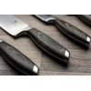 Rockingham Forge 259 serijos 17,78 cm santoku peilis su vokiško plieno ašmenimis ir ergonomiška tikmedžio rankena, japoniškas peilis