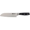 Rockingham Forge Rf9100 Series Rf-9107 Santoku peilis su 7" nerūdijančio plieno ašmenimis - juoda kniedyta Micarta rankena, japoniškas peilis