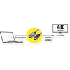 Roline Displayport Dp kabelis Uhdtv, Slim, St/st, juodas, 3 m