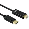 Roline Displayport Dp kabelis Uhdtv, Slim, St/st, juodas, 3 m