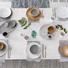Rosenthal Joyn, baltas, 20 dalių porcelianinių indų rinkinys, lėkštės, dubenys, puodeliai su rankena, lengvas ir natūralus įvaizdis, modernus ir miesto akcentas, galima plauti indaplovėje ir naudoti mikrobangų krosnelėje