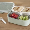 Rosti Mepal Mepal - Bento pietų dėžutė Large Campus Little Dutch - Bento pietų dėžutė vaikams - su 2 sandariais bento skyreliais ir šakute - bento skyrelis tinkamas naudoti mikrobangų krosnelėje - 2 x 200 + 1250 ml - Fairy
