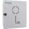 Rottner raktų dėžutė Key Collect 10 su magnetiniu užraktu, skirta 10 raktų, montuojama ant sienos, pagaminta iš galvanizuoto plieno lakšto