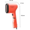 Rowenta Pure Pop Dr2022 garų šepetys, 1300 W, garų galia iki 20 g/min, lyginimas ir valymas, pašalina pūkelius ir plaukus, apverčiamos šepetėlių galvutės, kelioninis dizainas, koralų spalvos