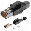 Roxtone Rj45c5e-ph-gy Utp tinklo kištukas, pilkas, paauksuotas
