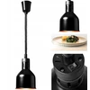 Royal Catering Infraraudonųjų spindulių maisto šildymo lempa, pakabinama, juoda, Ø 17 cm, 250 W