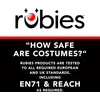Rubie's Official 50821ns priešistorinė barzda ir perukas vyrams, vienas dydis Helovinas